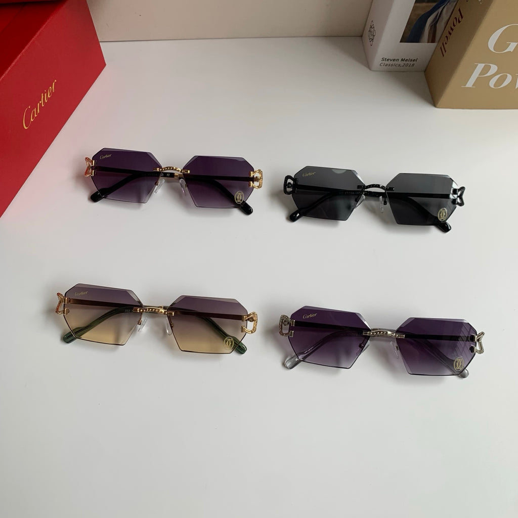 Cartier Square Silver Lens Sunglasses for Men & Women - 415981 - detail image 9