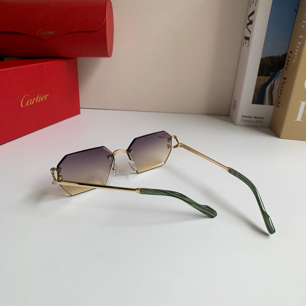 Cartier Square Silver Lens Sunglasses for Men & Women - 415982 - detail image 6