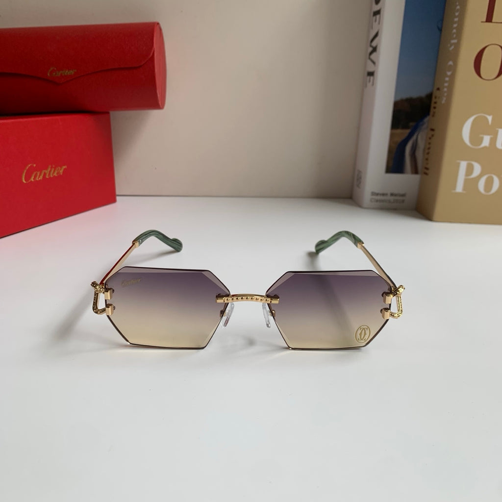 Cartier Square Silver Lens Sunglasses for Men & Women - 415982 - detail image 3