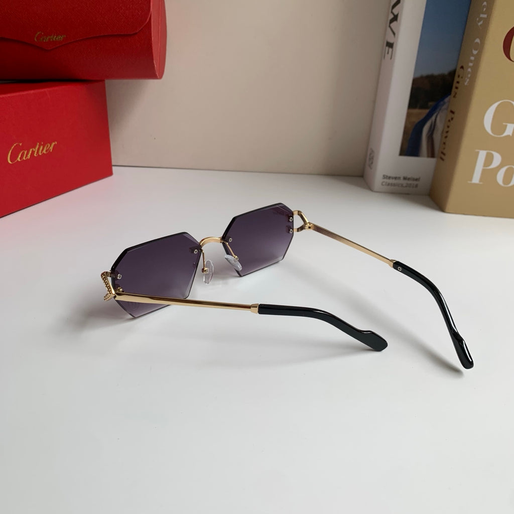 Cartier Square Silver Lens Sunglasses for Men & Women - 415983 - detail image 8