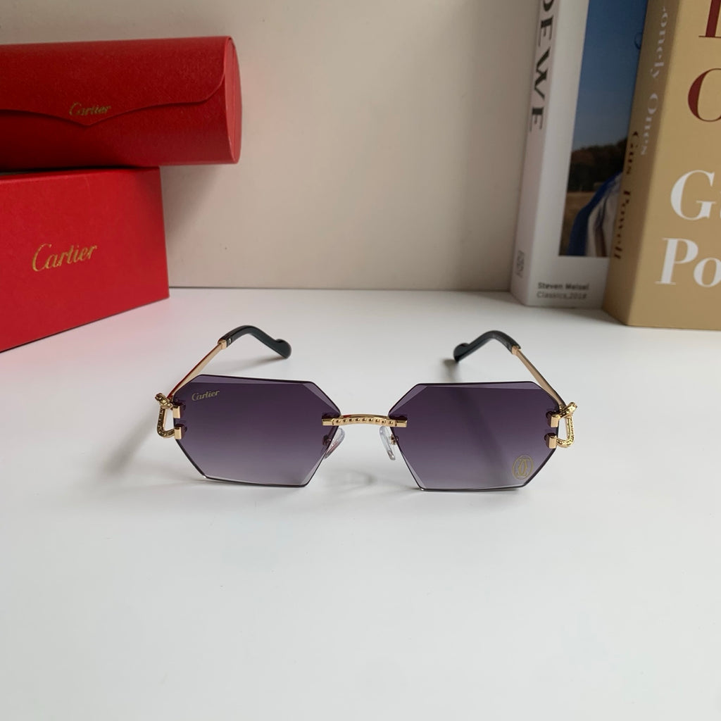 Cartier Square Silver Lens Sunglasses for Men & Women - 415983 - detail image 3