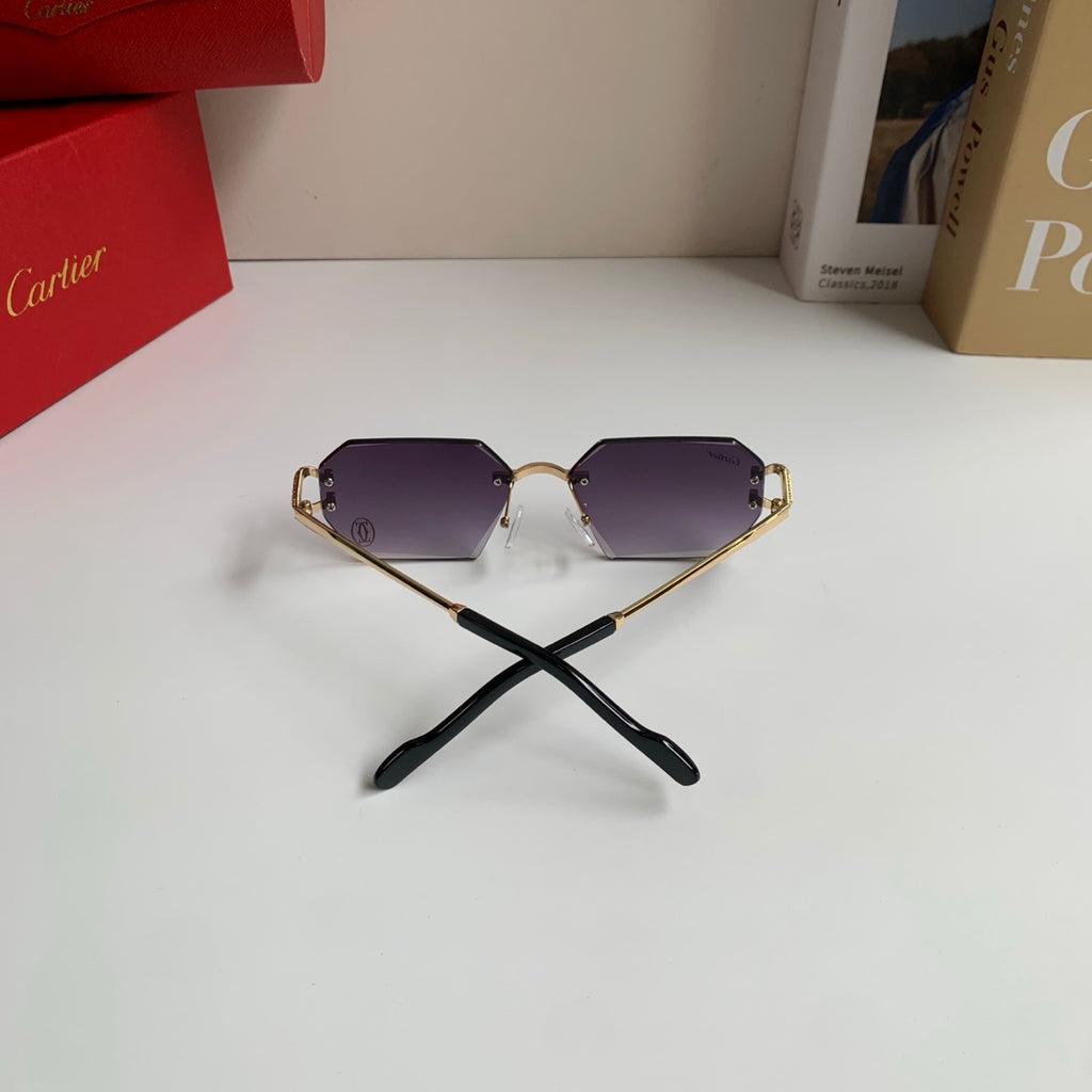 Cartier Square Silver Lens Sunglasses for Men & Women - 415983 - detail image 7