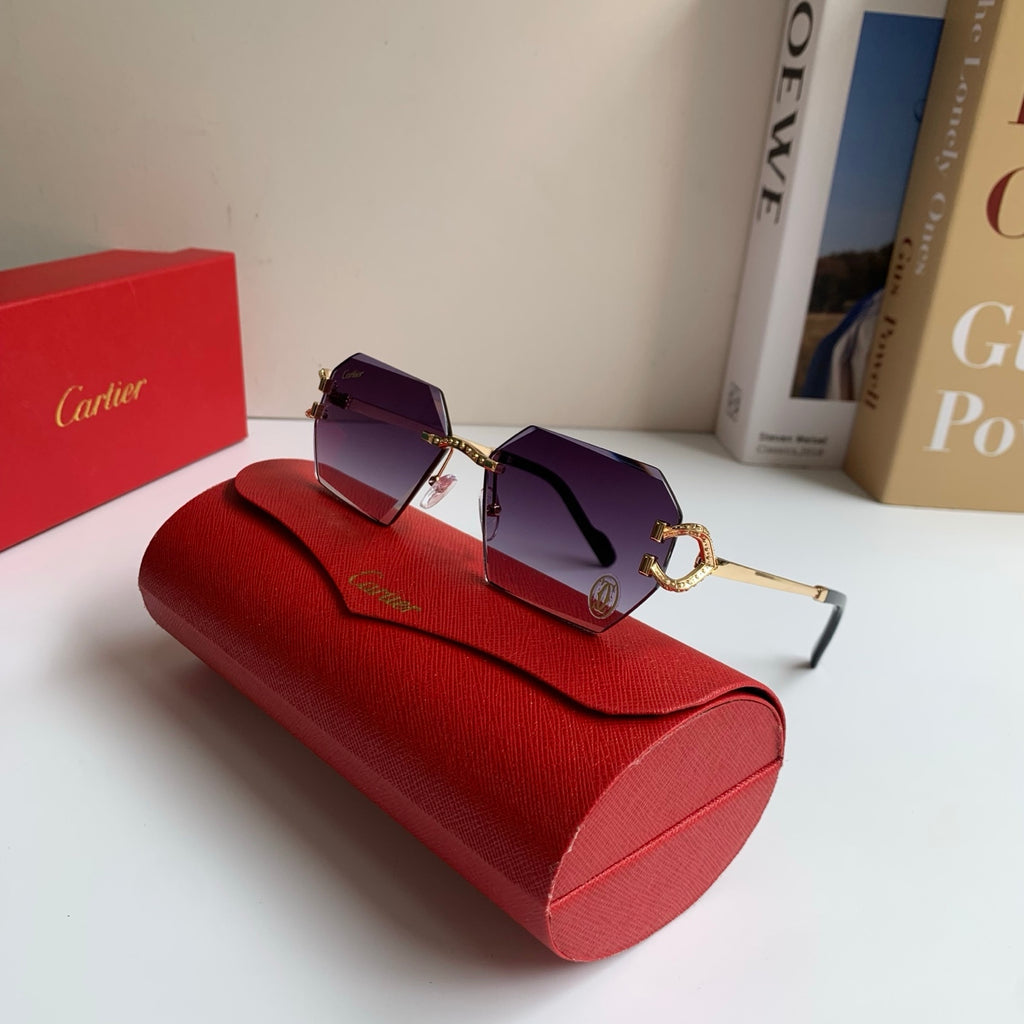 Cartier Square Silver Lens Sunglasses for Men & Women - 415983 - detail image 5