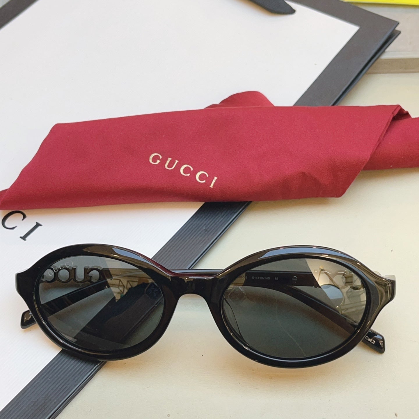 Gucci GG2153S Fashion Black Lens Sunglasses for Men & Women - 431485