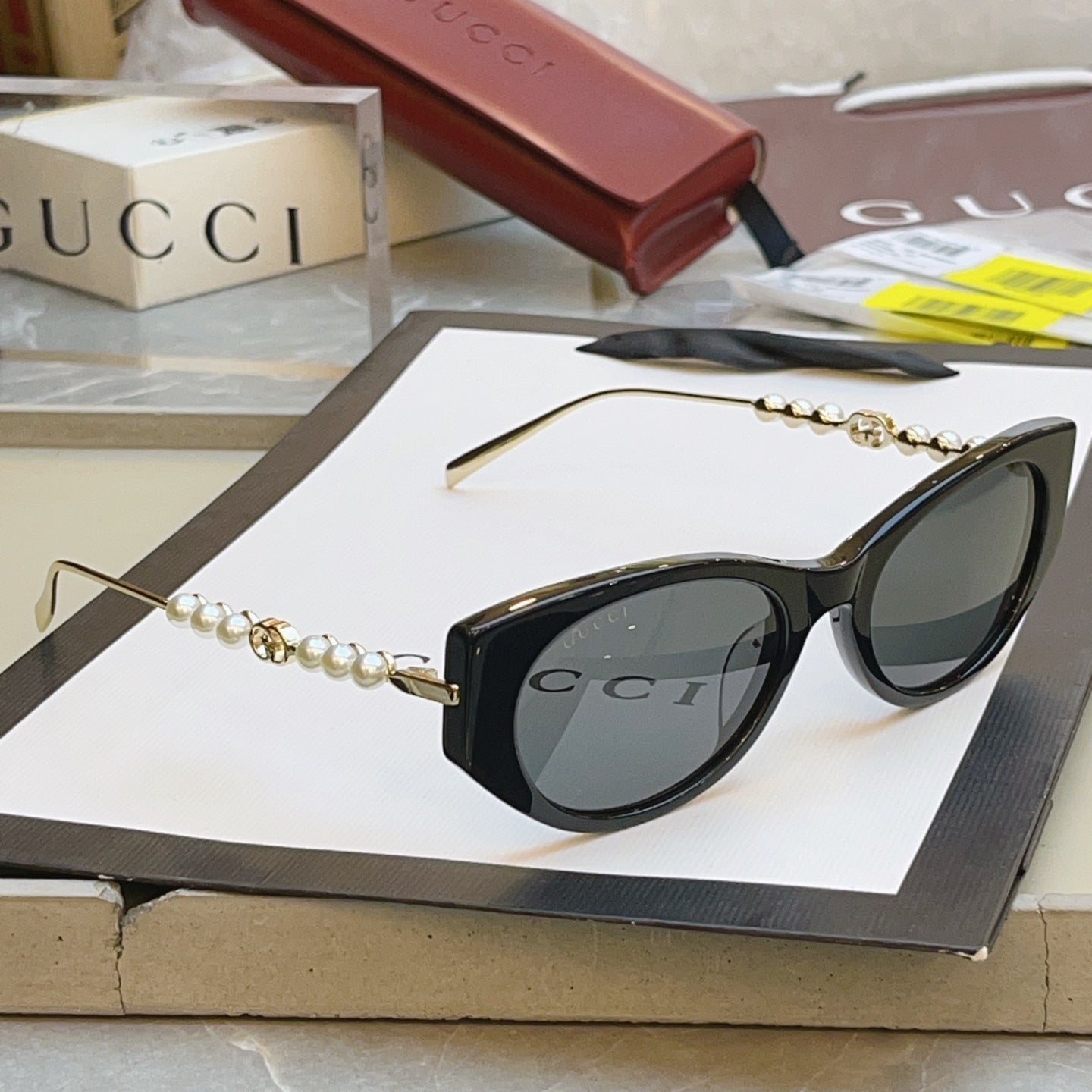 Gucci GG1970SA Fashion Brown Lens Sunglasses for Men & Women - detail image 2