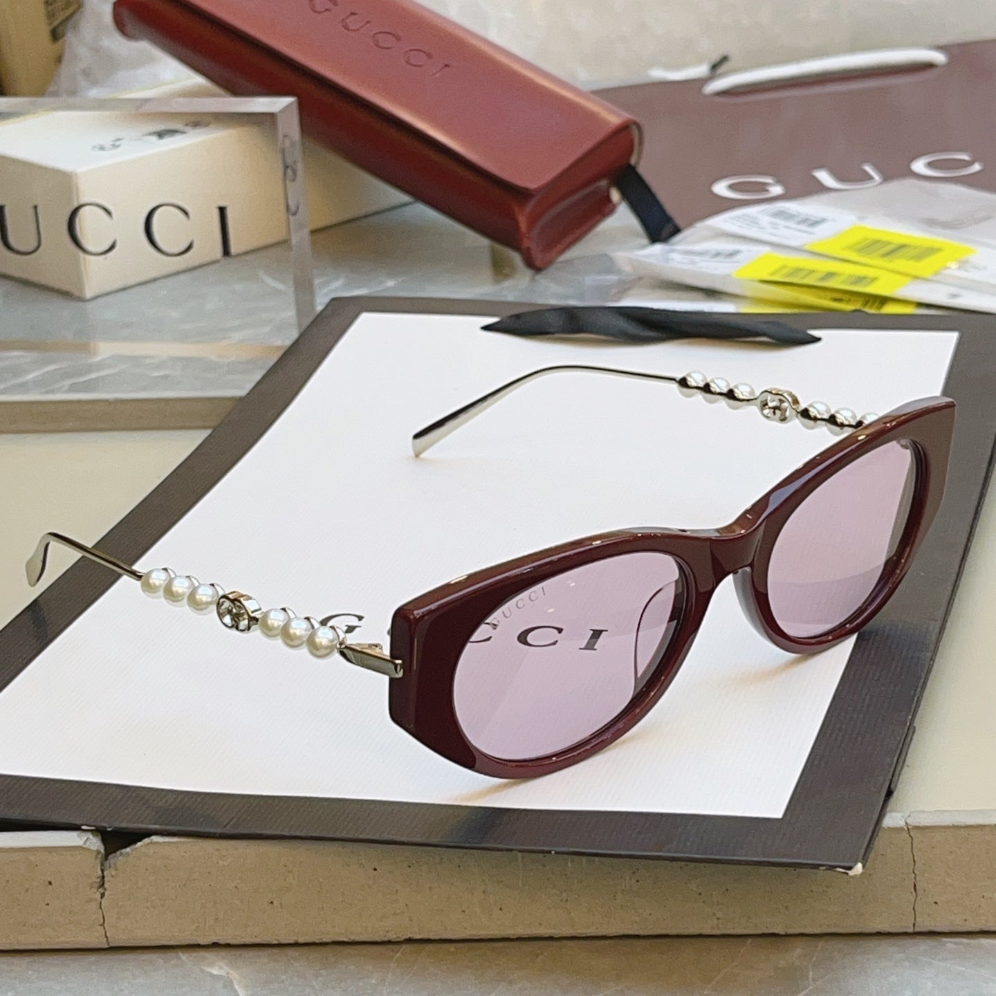 Gucci GG1970SA Fashion Brown Lens Sunglasses for Men & Women - detail image 3
