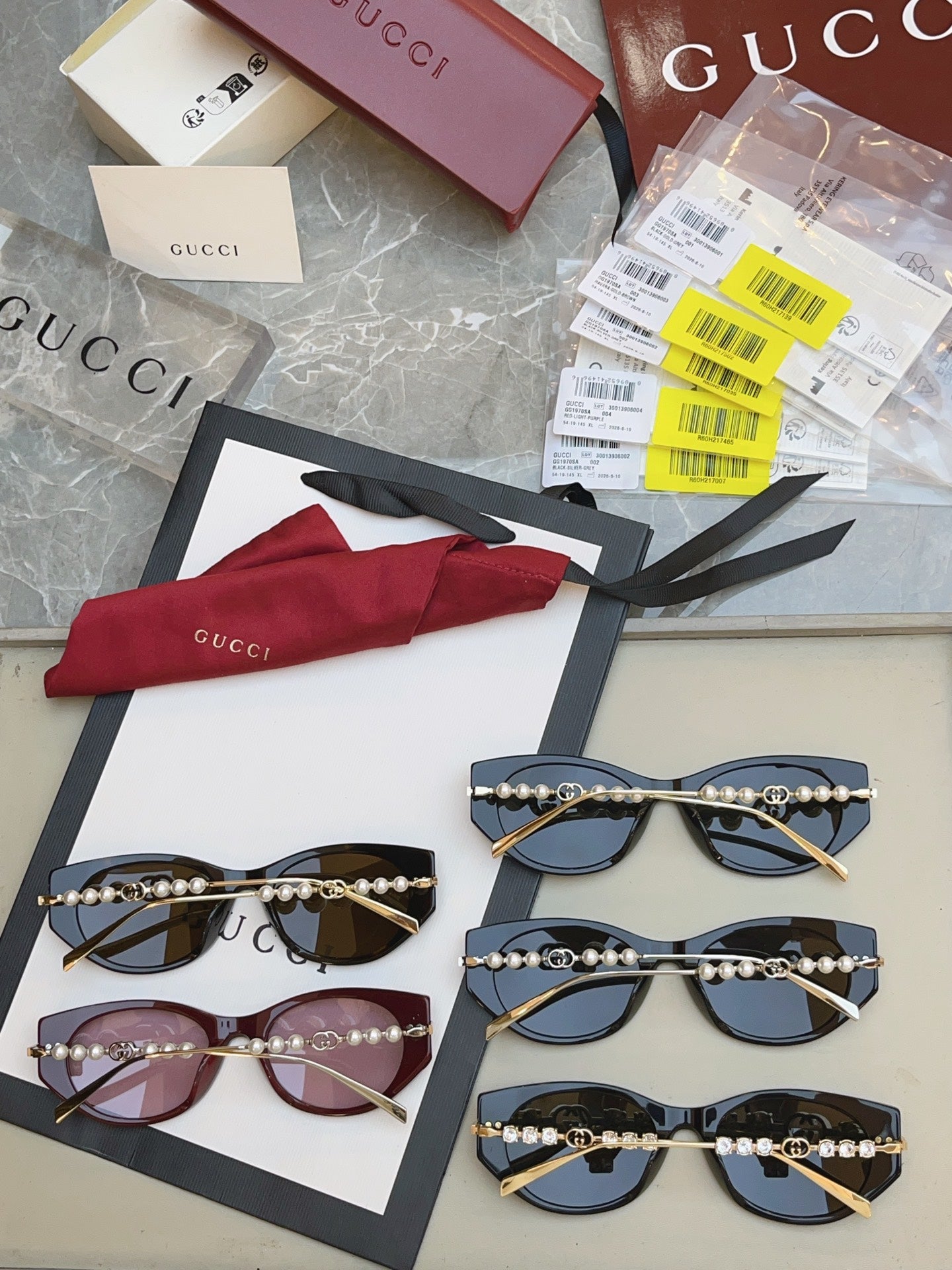 Gucci GG1970SA Fashion Black Lens Sunglasses for Men & Women - 431295 - detail image 8