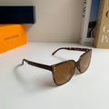 Louis Vuitton Square Brown Lens Sunglasses for Men & Women - 431228