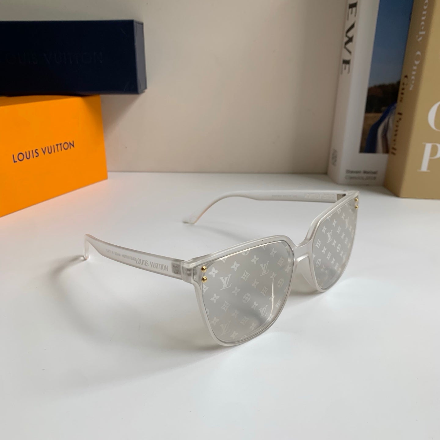 Louis Vuitton Square Silver Lens Sunglasses for Men & Women - 431231