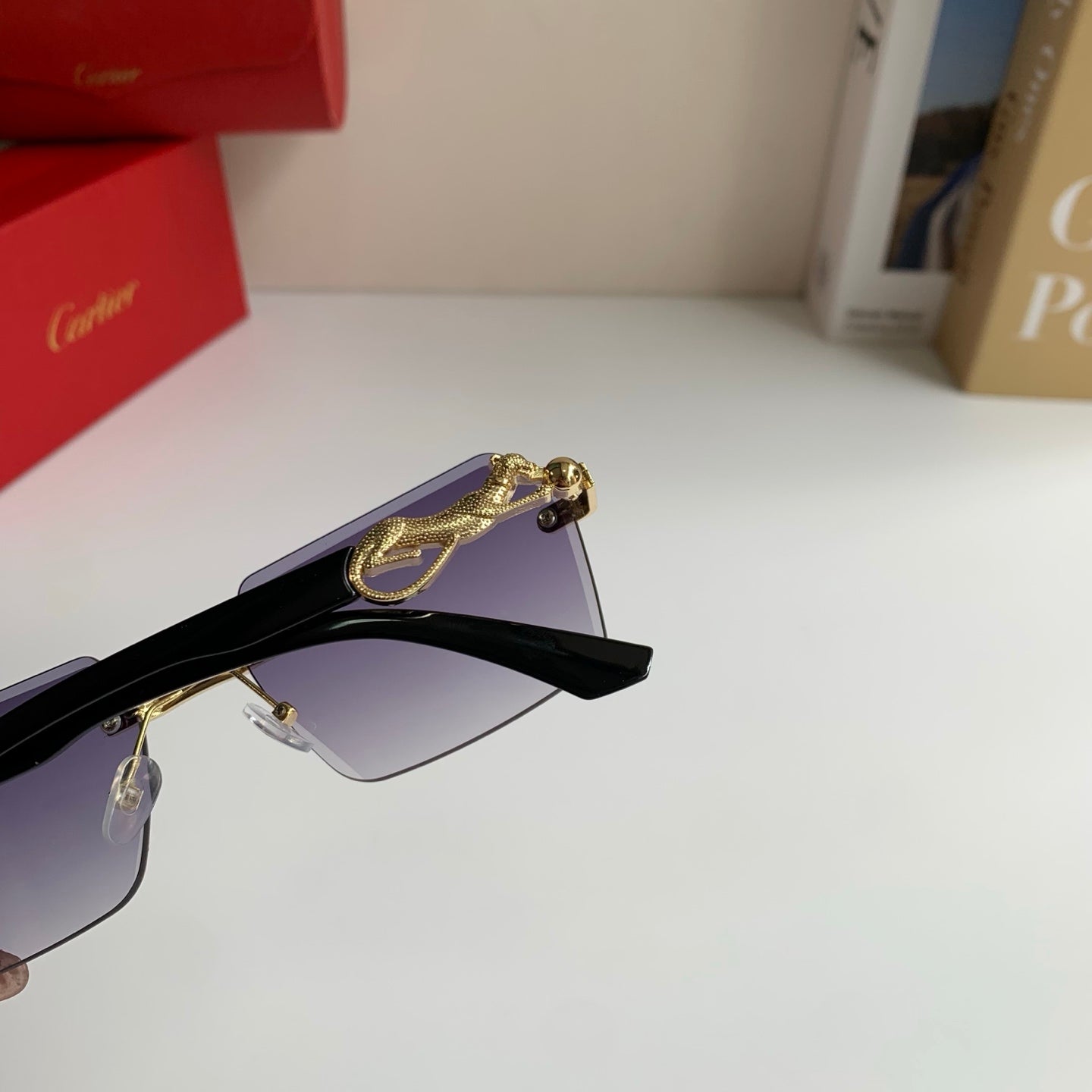 Cartier Fashion Silver Lens Sunglasses for Men & Women - 449534 - detail image 8