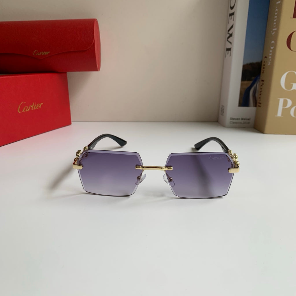 Cartier Fashion Silver Lens Sunglasses for Men & Women - 449534