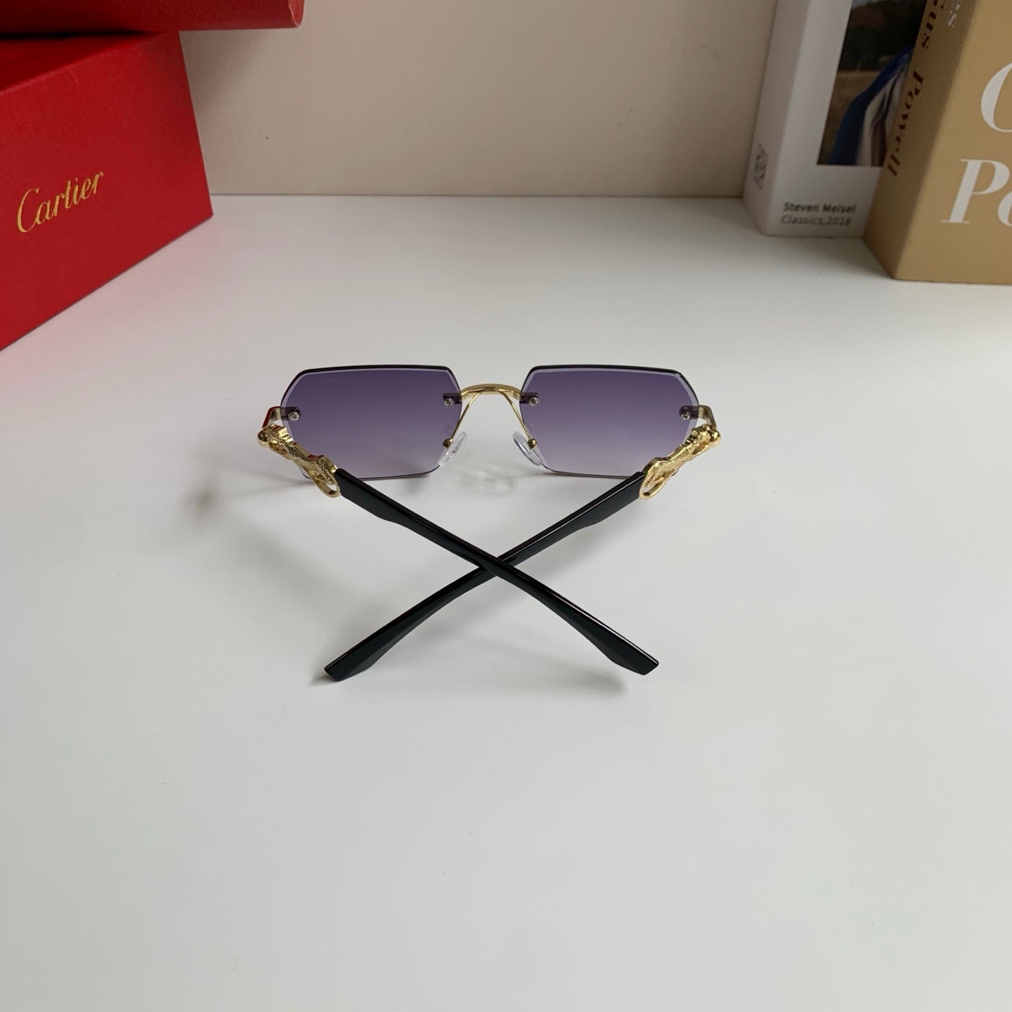 Cartier Fashion Silver Lens Sunglasses for Men & Women - 449534 - detail image 5