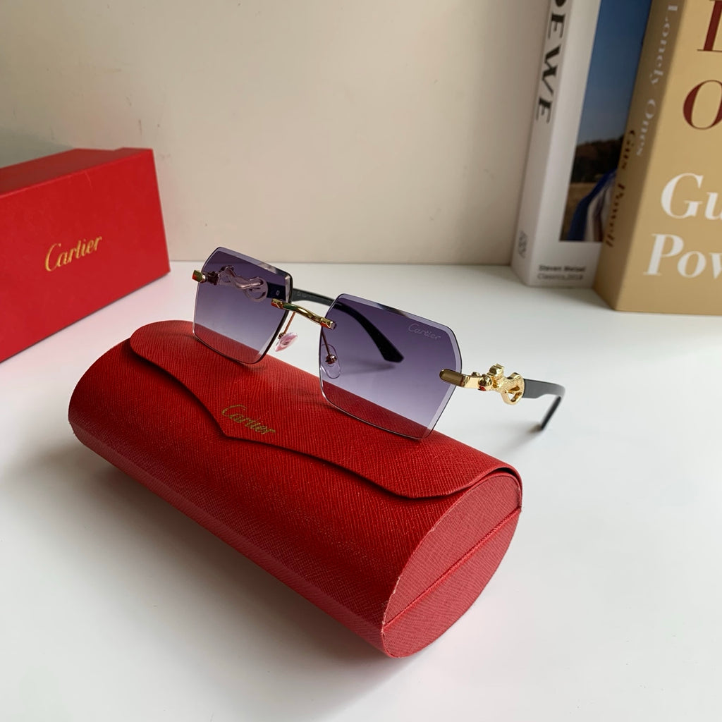 Cartier Fashion Silver Lens Sunglasses for Men & Women - 449534 - detail image 9