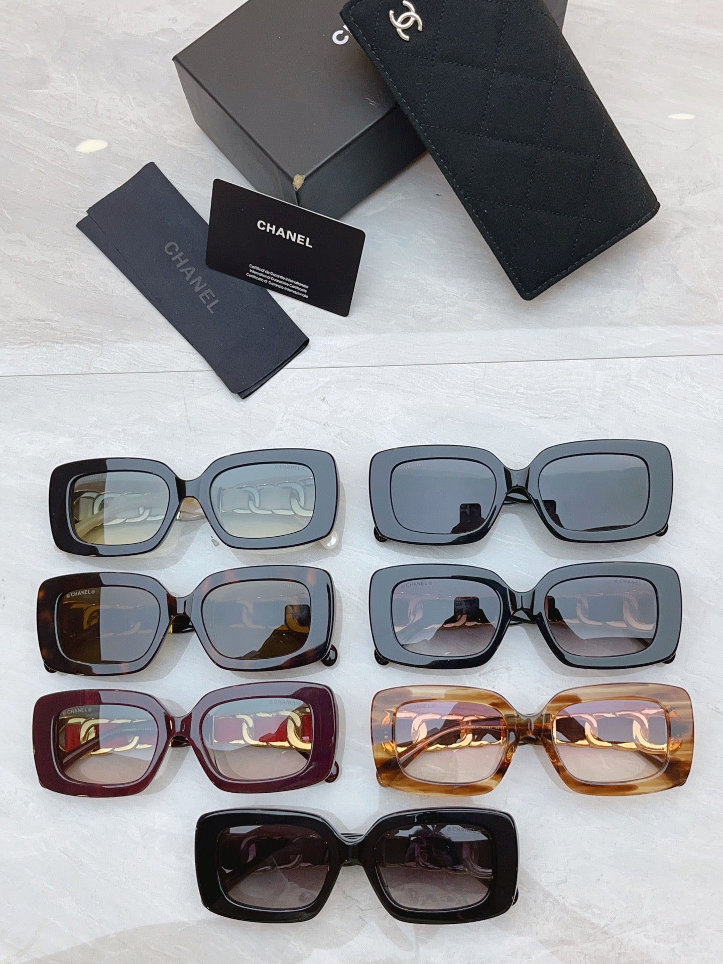 Chanel A71747 Fashion Gray Lens Sunglasses for Men & Women