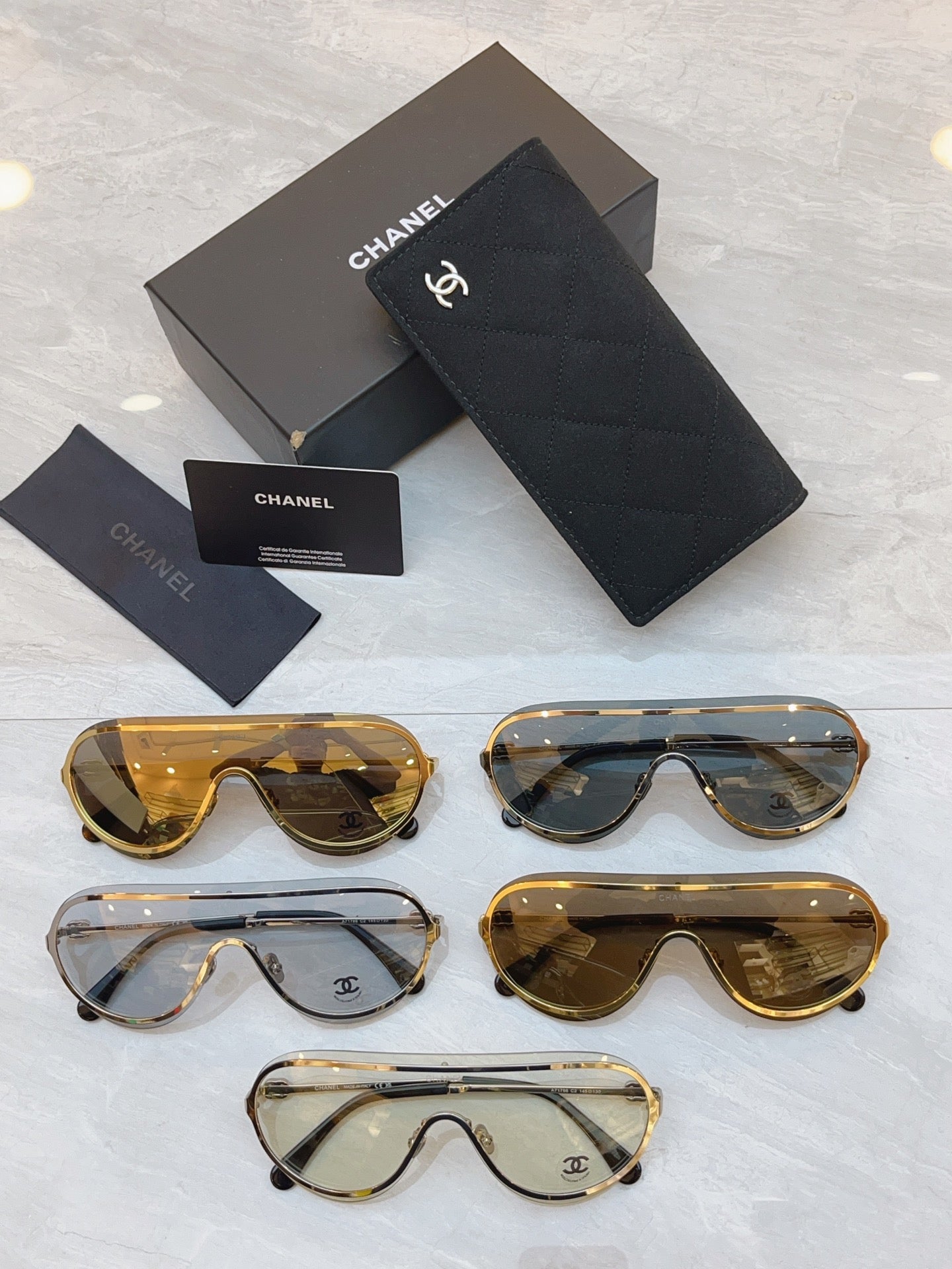 Chanel A71786 Fashion Brown Lens Sunglasses for Men & Women