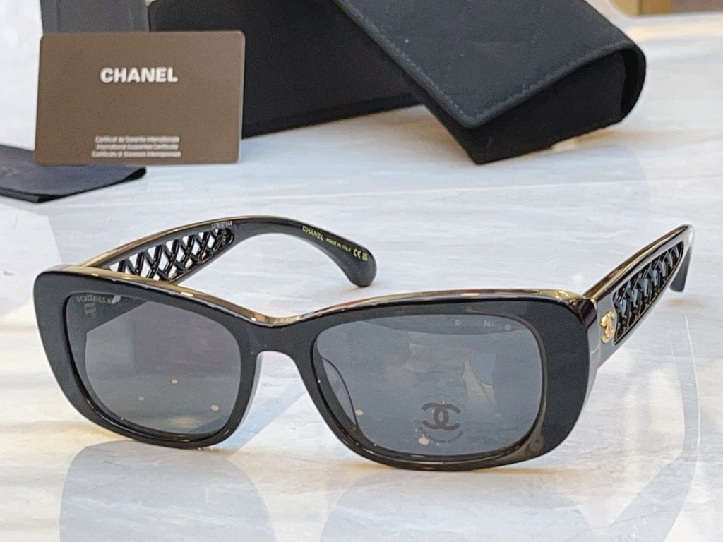 Chanel CH3518 Fashion Purple Lens Sunglasses for Men & Women - detail image 4