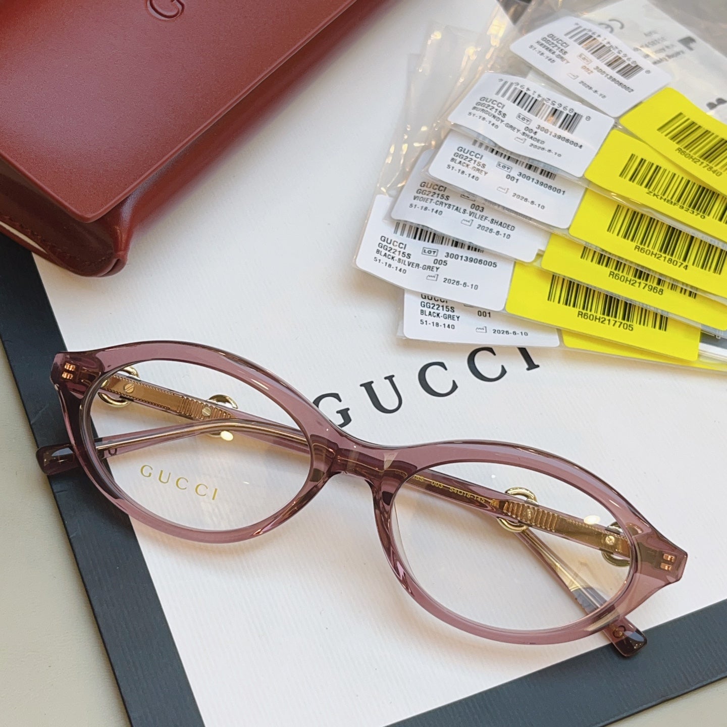Gucci GG2215S Fashion Red Lens Sunglasses for Men & Women - 448747