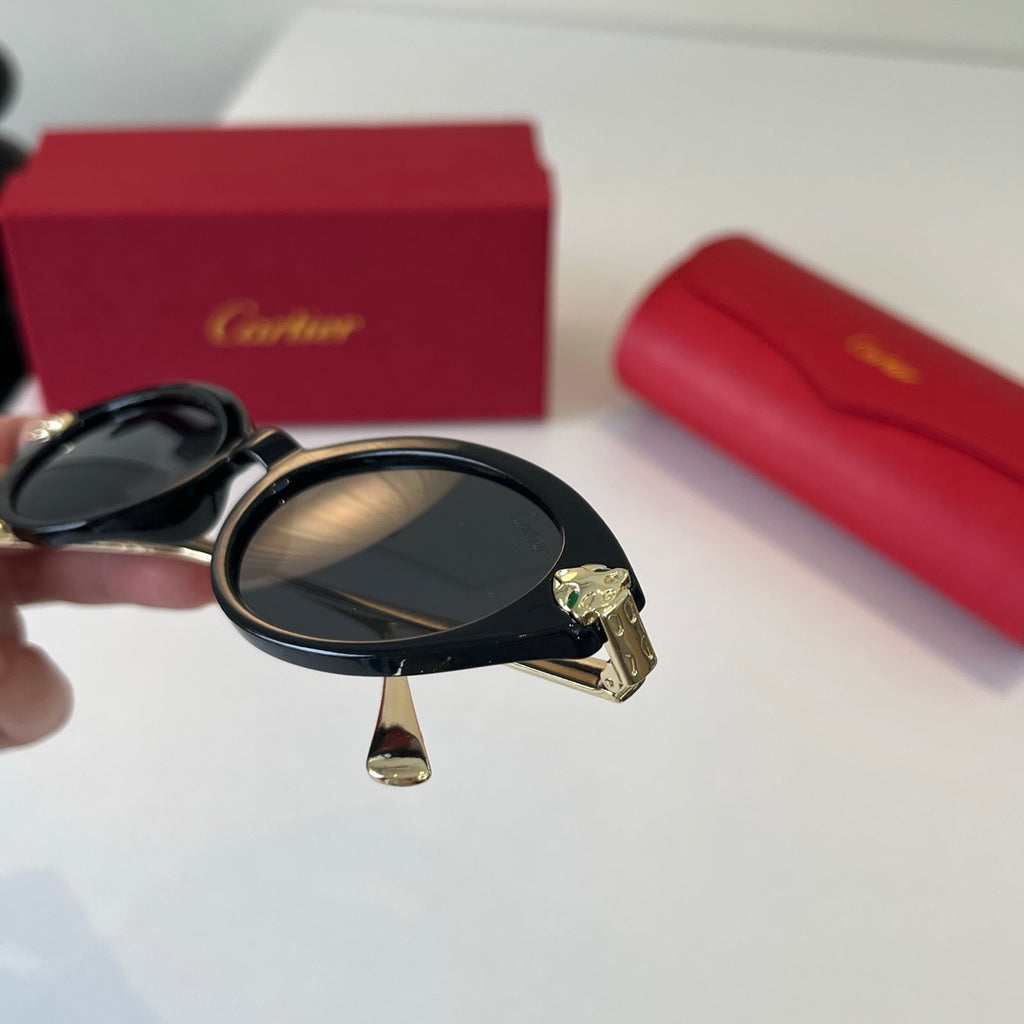 Cartier Lightweight Metal Rimless Silver Lens Sunglasses for Men & Wo - 465864 - detail image 5