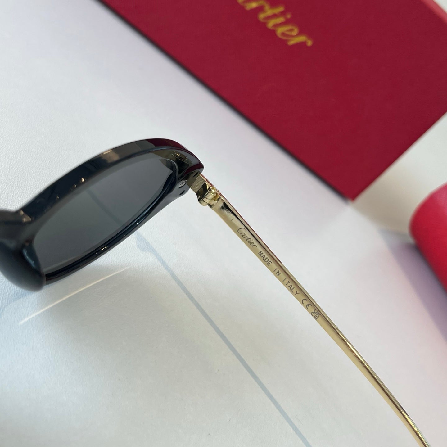 Cartier Lightweight Metal Rimless Silver Lens Sunglasses for Men & Wo - 487273 - detail image 10
