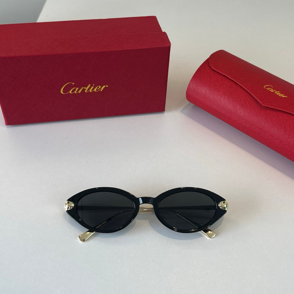 Cartier Lightweight Metal Rimless Silver Lens Sunglasses for Men & Wo - 487273 - detail image 4