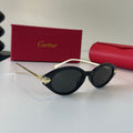 Cartier Lightweight Metal Rimless Silver Lens Sunglasses for Men & Wo - 487273