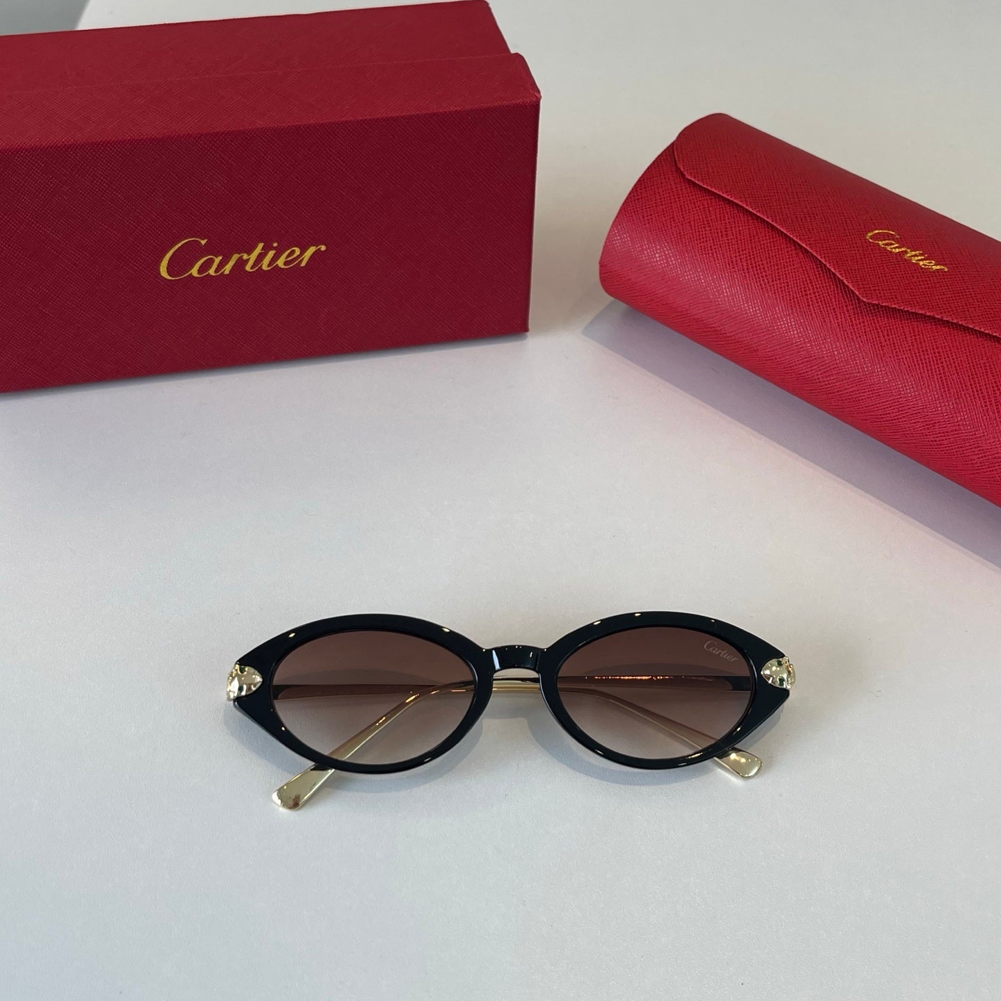 Cartier Lightweight Metal Rimless Silver Lens Sunglasses for Men & Wo - 465849 - detail image 4