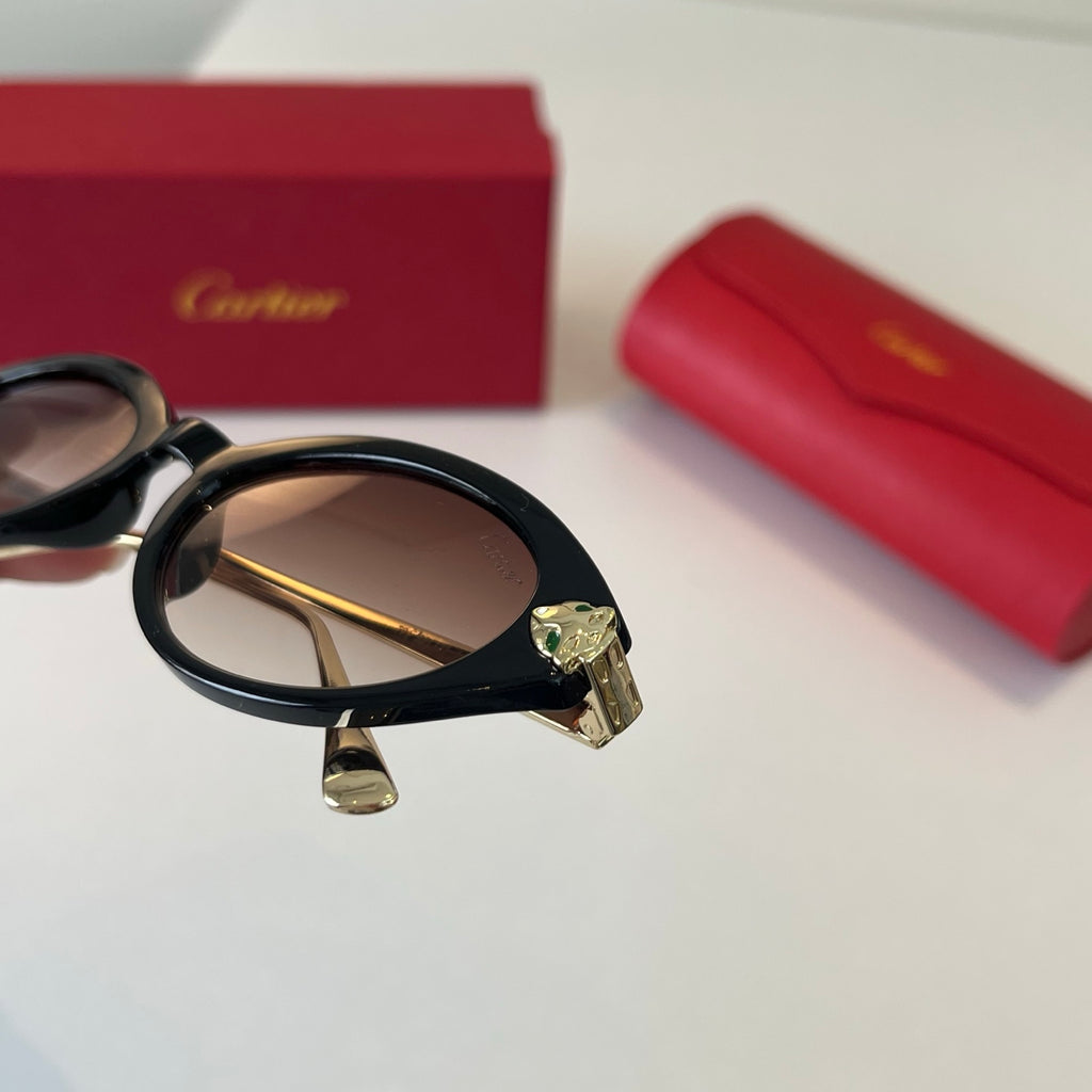 Cartier Lightweight Metal Rimless Silver Lens Sunglasses for Men & Wo - 465865 - detail image 5