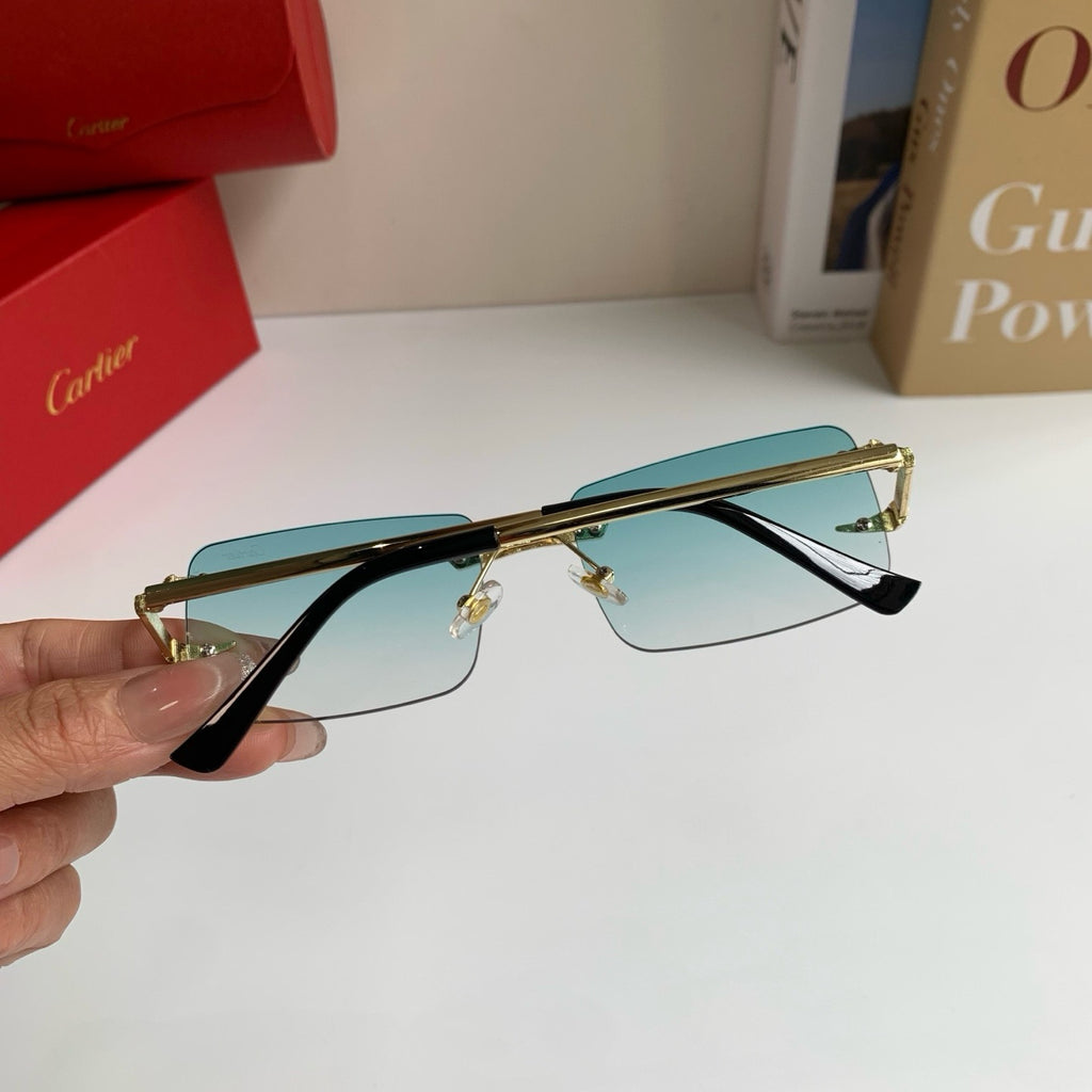 Cartier Square Silver Lens Sunglasses for Men & Women - 465830 - detail image 6