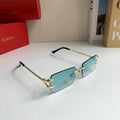 Cartier Square Silver Lens Sunglasses for Men & Women - 465830