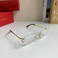 Cartier Square Silver Lens Sunglasses for Men & Women - 465831
