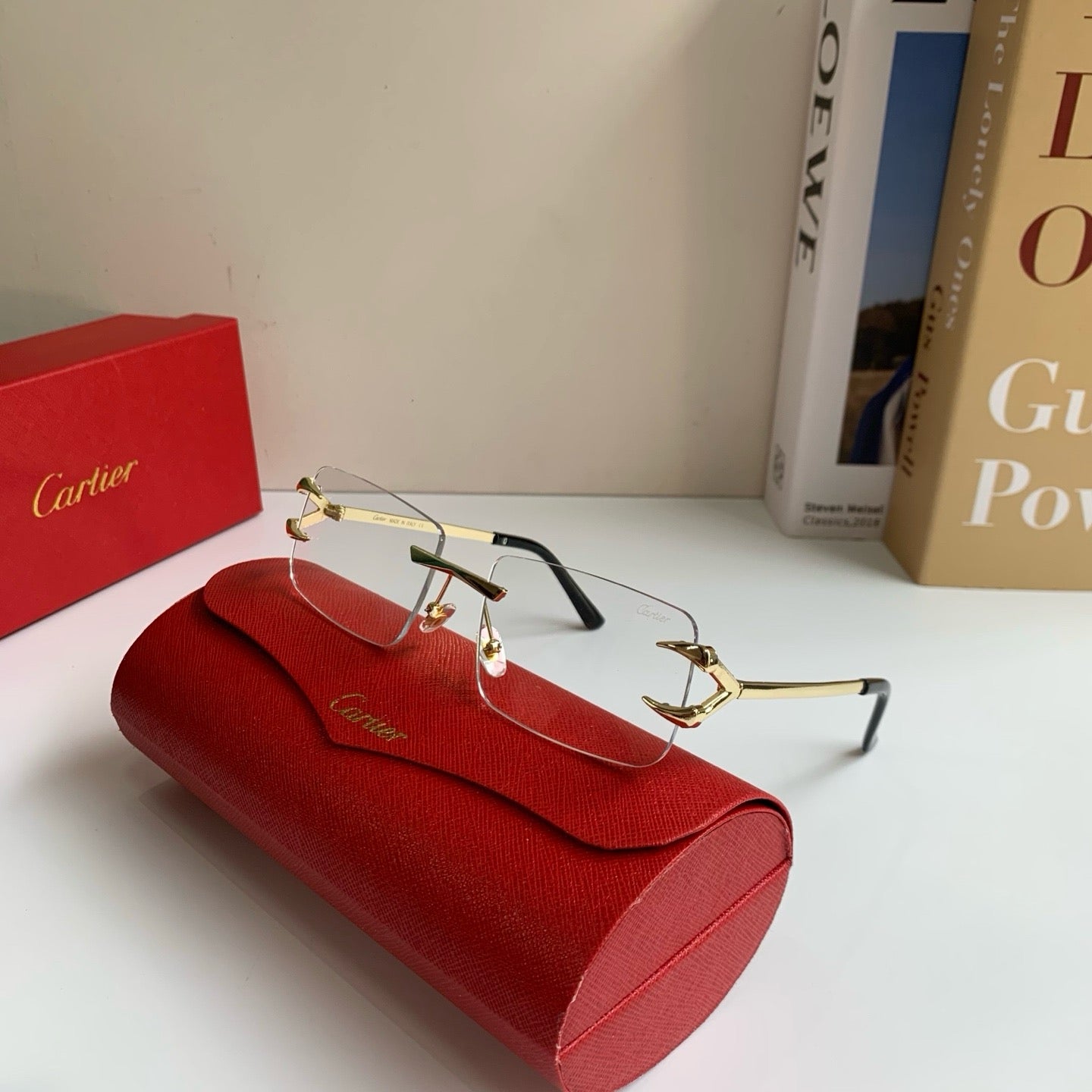 Cartier Square Silver Lens Sunglasses for Men & Women - 465831 - detail image 4