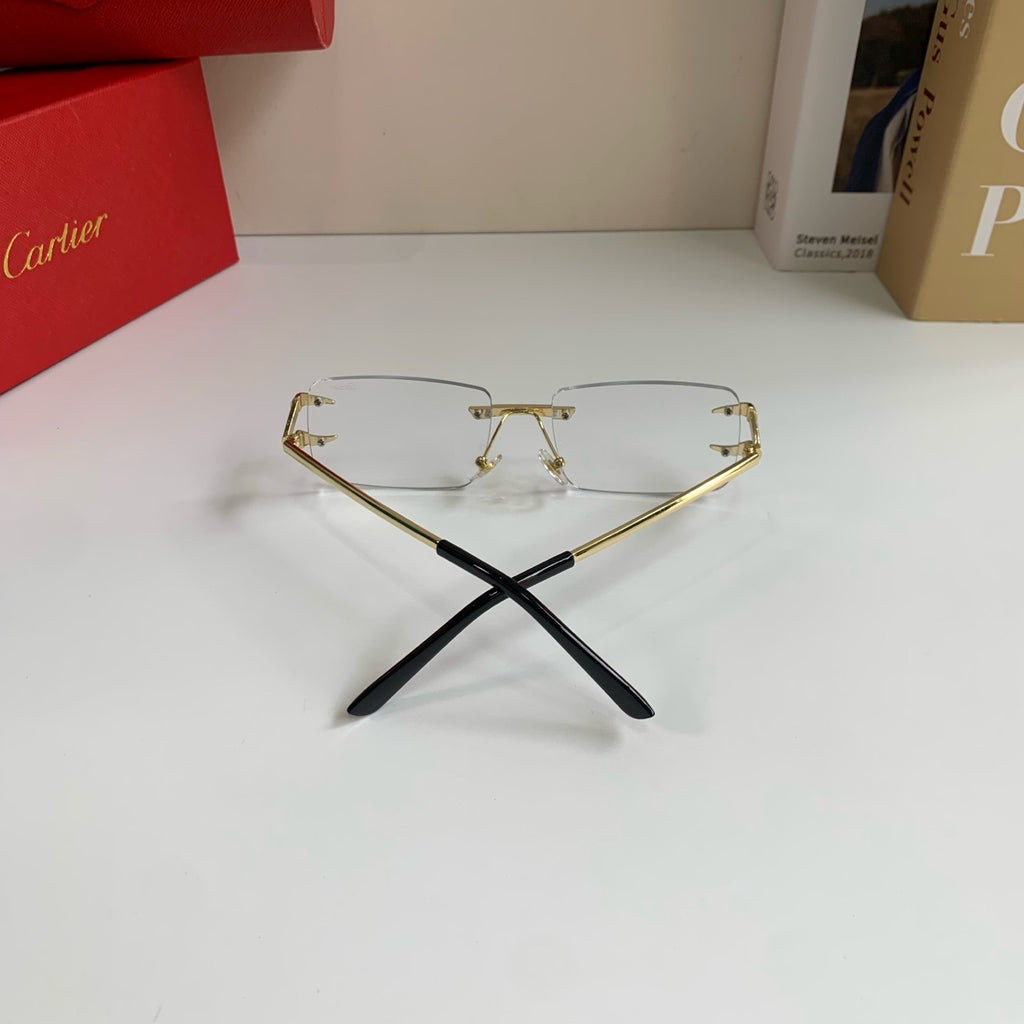 Cartier Square Silver Lens Sunglasses for Men & Women - 465831 - detail image 6