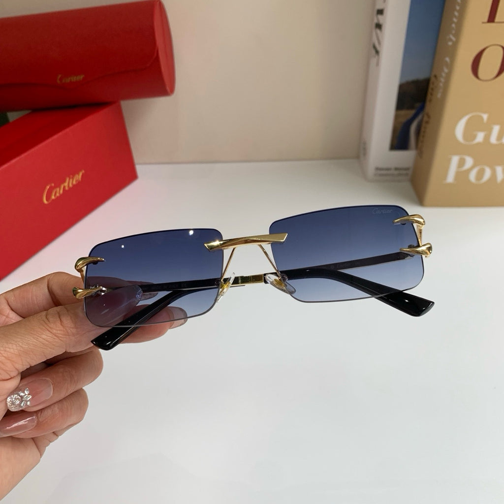 Cartier Square Silver Lens Sunglasses for Men & Women - 465832 - detail image 3