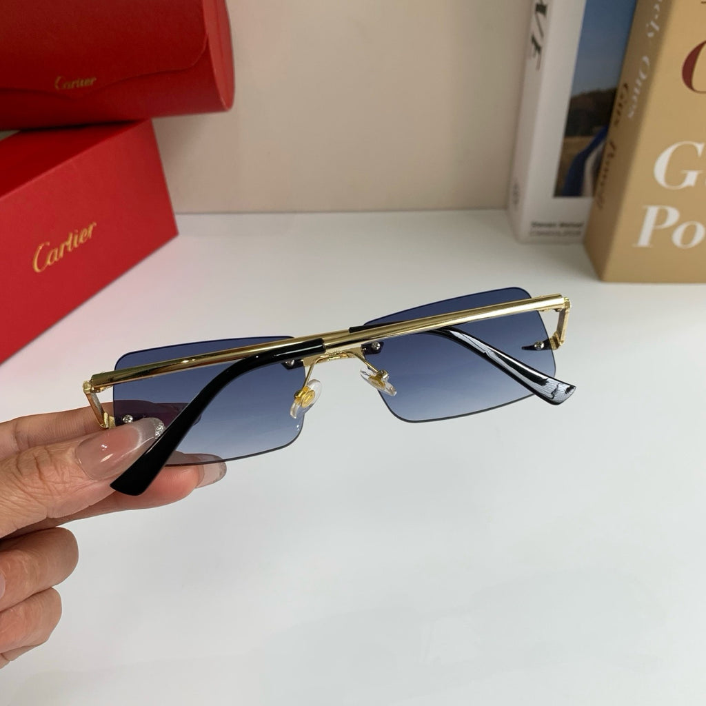 Cartier Square Silver Lens Sunglasses for Men & Women - 465832 - detail image 6