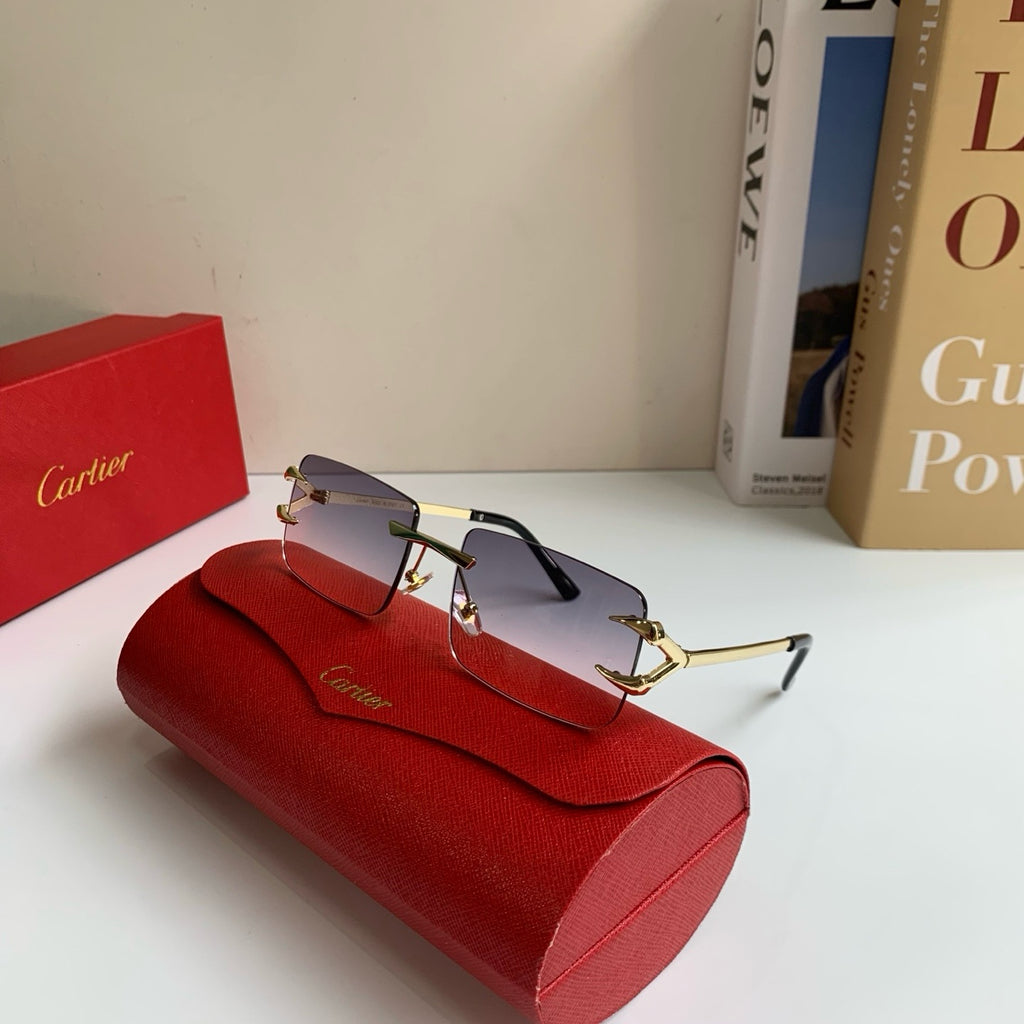 Cartier Square Silver Lens Sunglasses for Men & Women - 465833 - detail image 4
