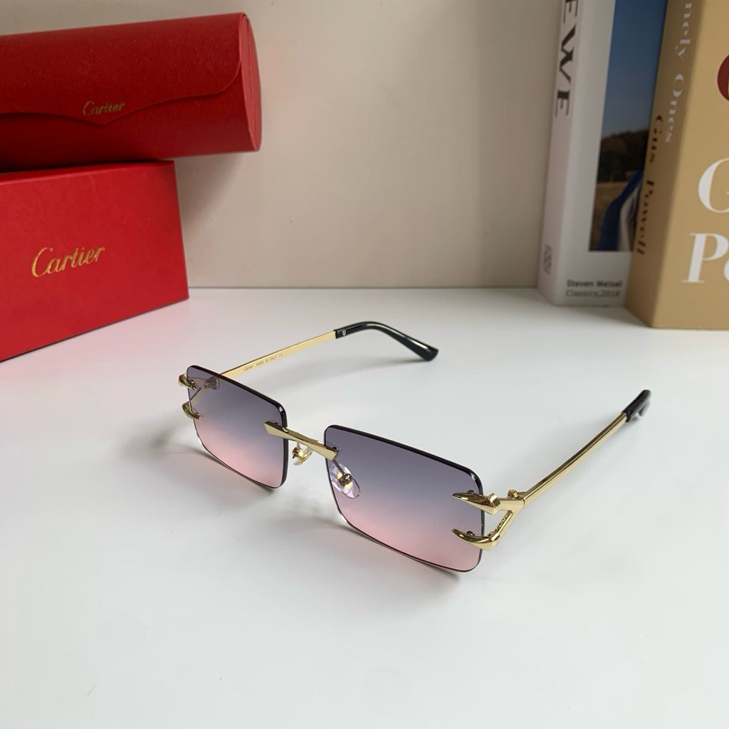 Cartier Square Silver Lens Sunglasses for Men & Women - 465833 - detail image 2