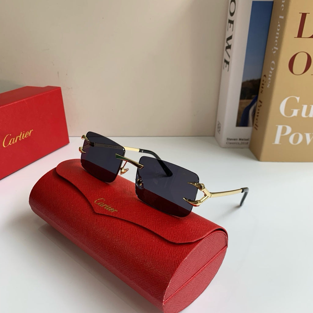 Cartier Square Silver Lens Sunglasses for Men & Women - 465834 - detail image 4