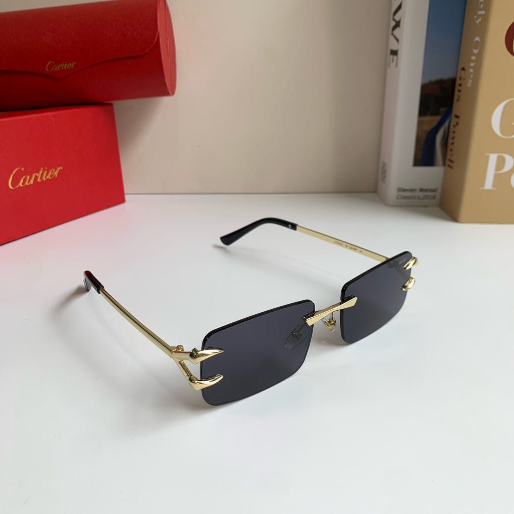 Cartier Square Silver Lens Sunglasses for Men & Women - 465834