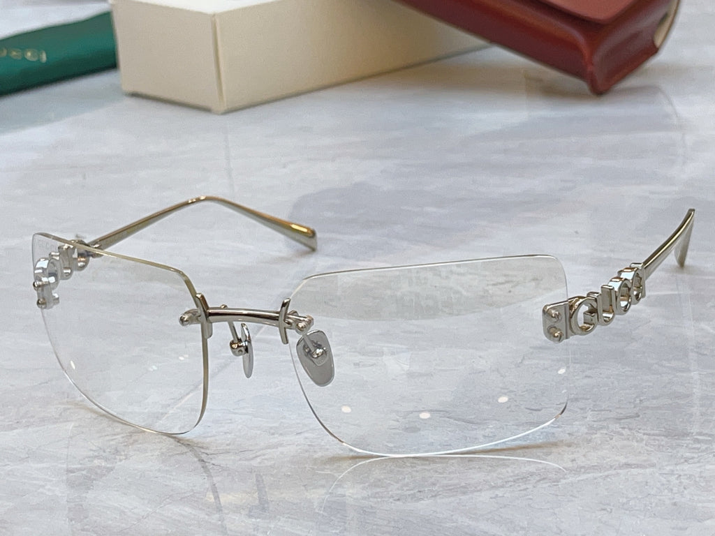 Gucci GG2038S Fashion Silver Lens Sunglasses for Men & Women - detail image 2