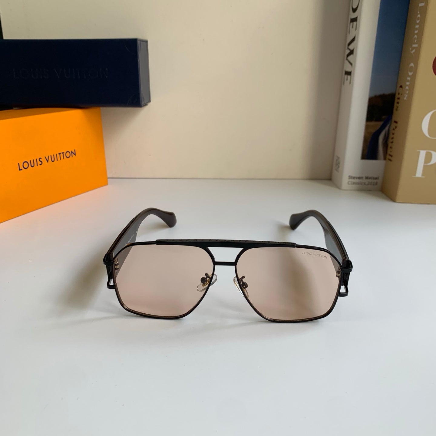 Louis Vuitton Metal Aviator Silver Lens Sunglasses for Men & Women - 493135 - detail image 3