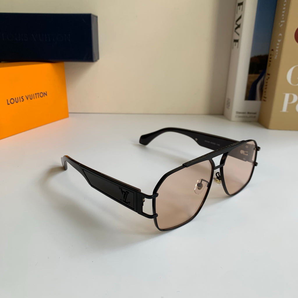 Louis Vuitton Metal Aviator Silver Lens Sunglasses for Men & Women - 493135