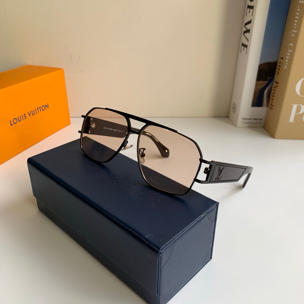 Louis Vuitton Metal Aviator Silver Lens Sunglasses for Men & Women - 493135 - detail image 5
