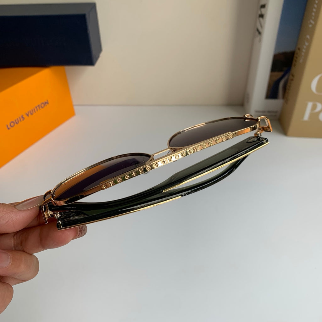 Louis Vuitton Metal Aviator Silver Lens Sunglasses for Men & Women - 493136 - detail image 7