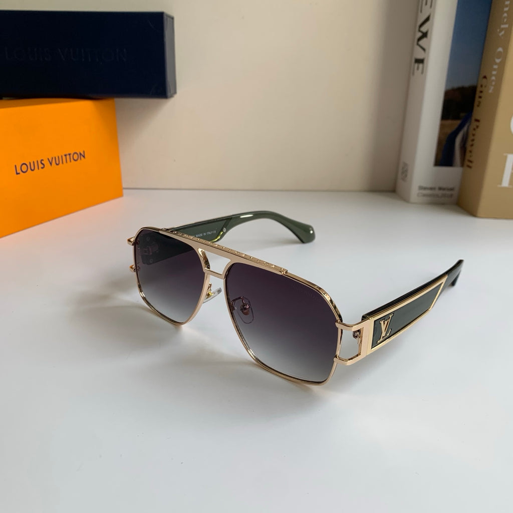 Louis Vuitton Metal Aviator Silver Lens Sunglasses for Men & Women - 493136 - detail image 2