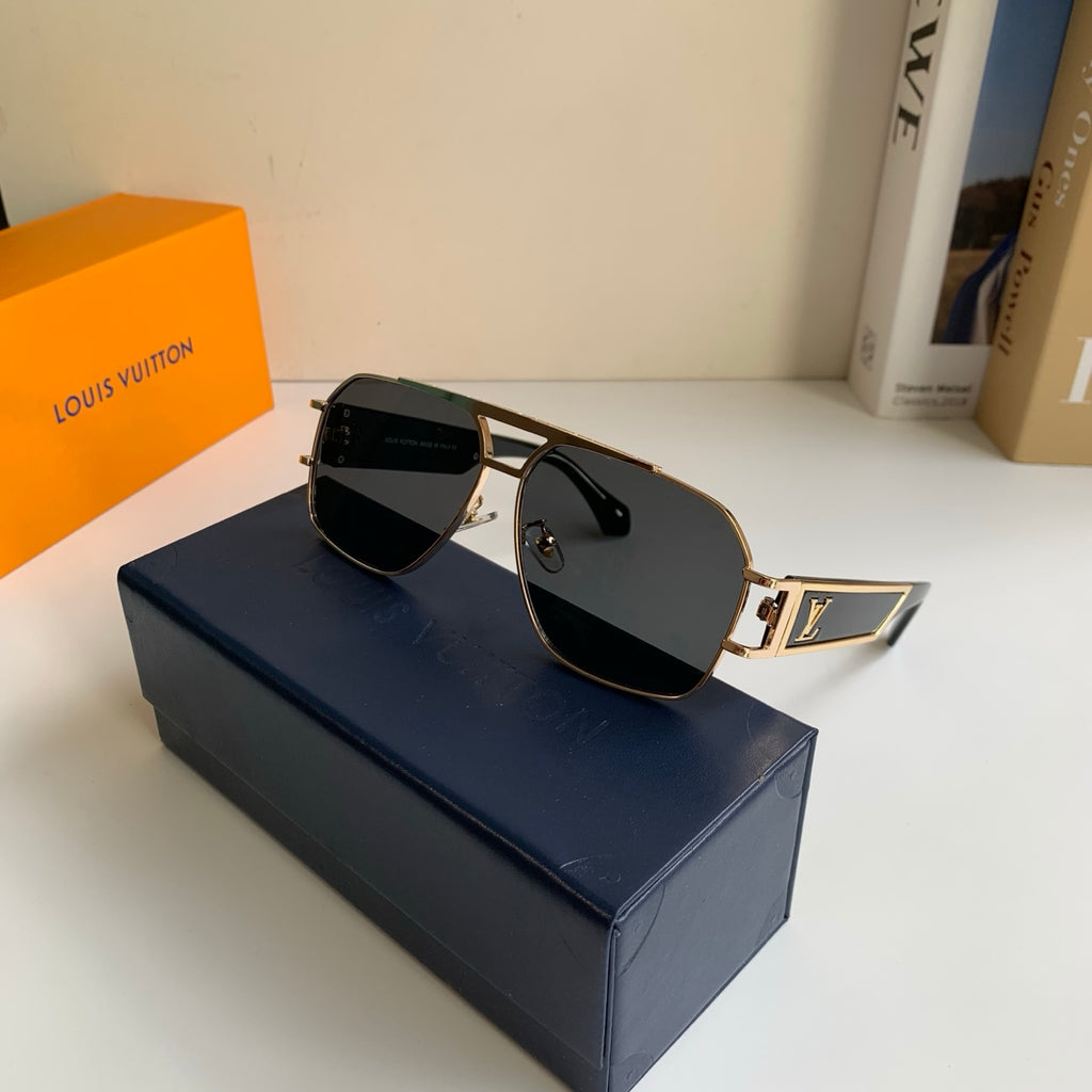 Louis Vuitton Metal Aviator Silver Lens Sunglasses for Men & Women - 493137 - detail image 5