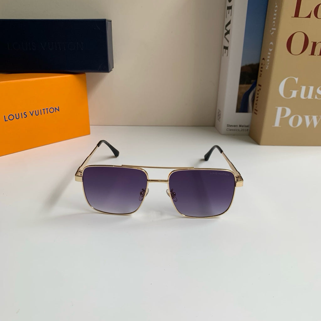 Louis Vuitton Metal Square Silver Lens Sunglasses for Men & Women - detail image 4