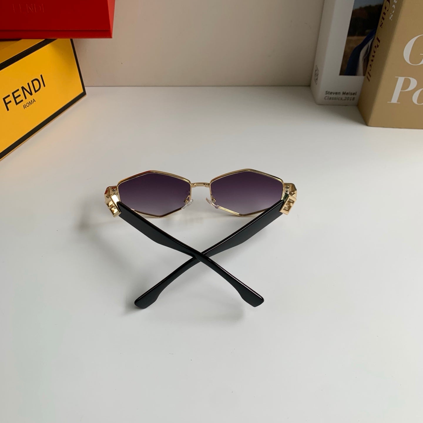 Fendi Metal Fashion Silver Lens Sunglasses for Men & Women - 487758 - detail image 6