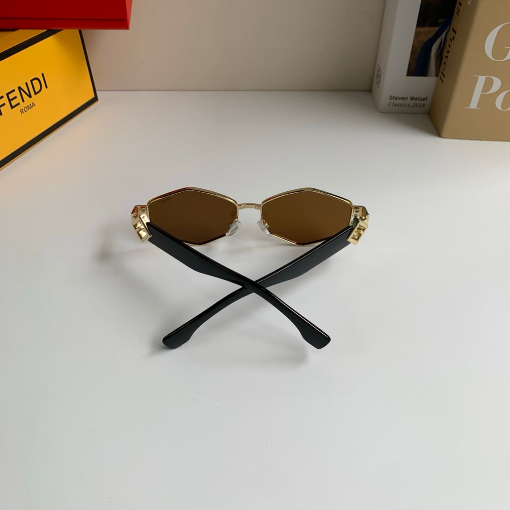 Fendi Metal Fashion Brown Lens Sunglasses for Men & Women - detail image 8