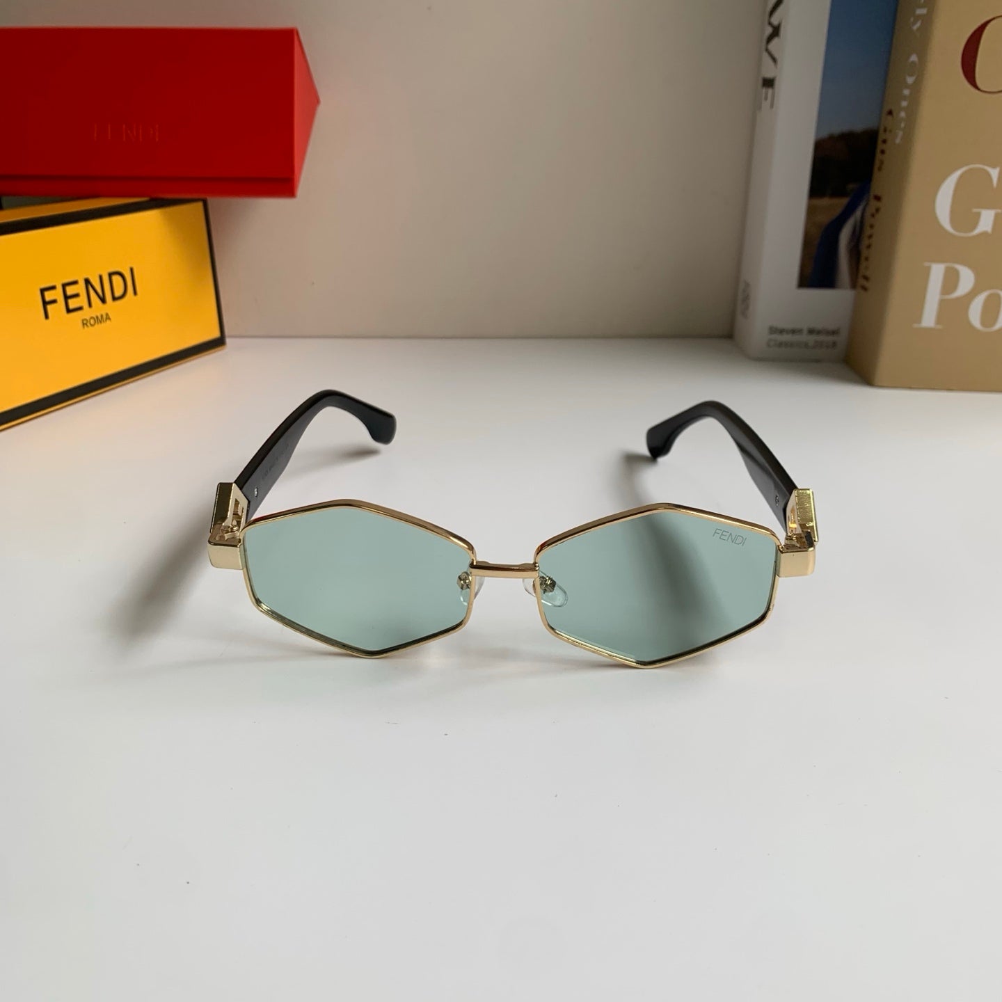 Fendi Metal Fashion Silver Lens Sunglasses for Men & Women - 487760 - detail image 3