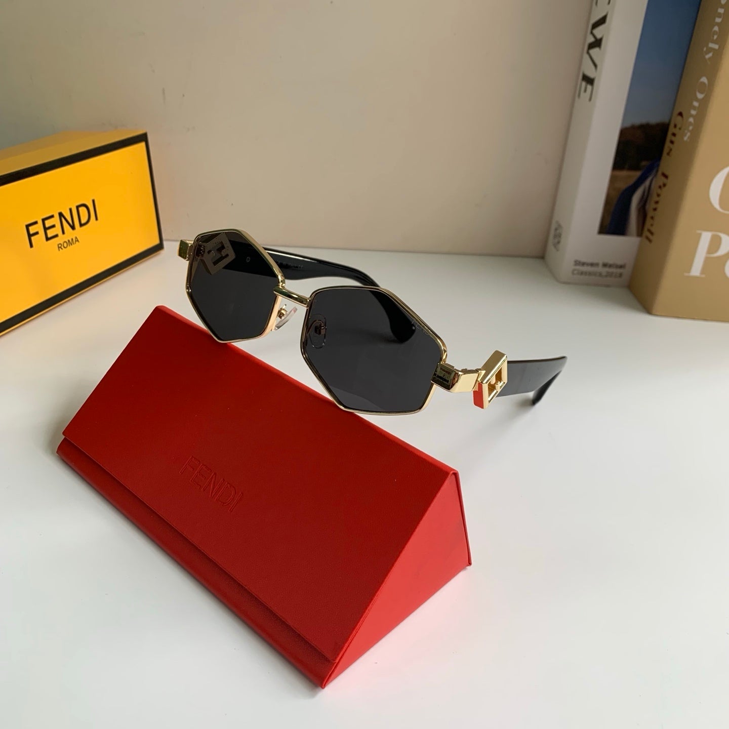 Fendi Metal Fashion Silver Lens Sunglasses for Men & Women - 487761 - detail image 4